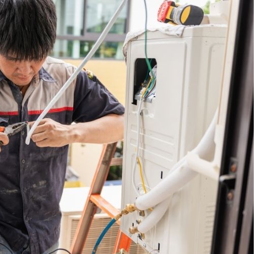 Klima Elektrik Hattı Çekimi